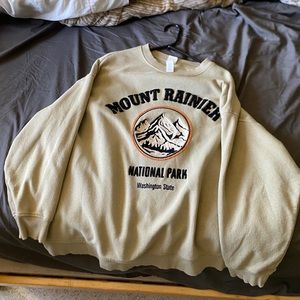 H&M mount rainier embroidered sweater